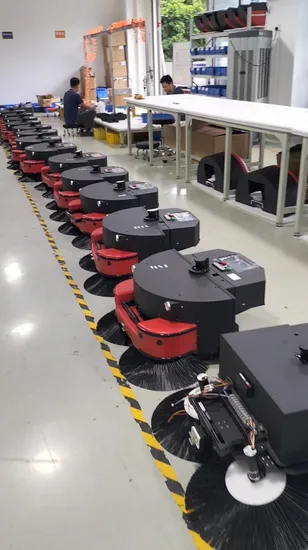 Reeman Monster Autonomous Industrial Sweeper Robot High-Power Debris Collection for Large-Area Industrial Cleaning